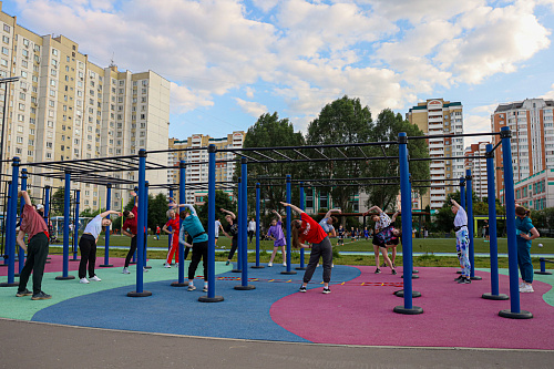 Тренировки в проекте «Мой спортивный район»