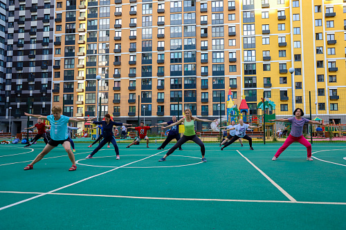 Тренировки в проекте «Мой спортивный район»